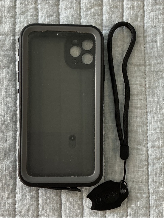 Cozycase Other - Black Waterproof Phone Case with Detachable Wrist Strap IPhone 13
